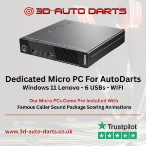Dedicated Micro PC - Win 11 - 6 USB Ports - For AutoDarts