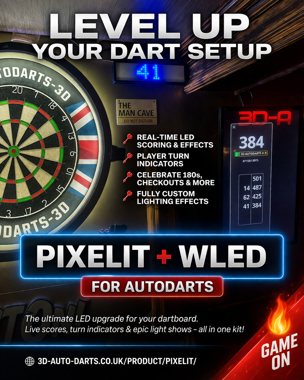 PIXELIT & WLED For AutoDarts